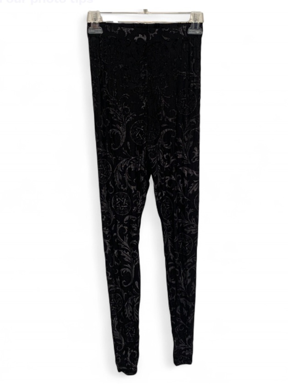 BlackMilk CD Projekt Red The Witcher Black Velvet Patterned Burnout Leggings